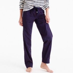 J. Crew | Red Velvet Dots Pajama Pants